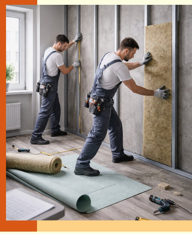 Шумоизоляция квартиры под ключ в Богородицке — профессионально и гарантированно