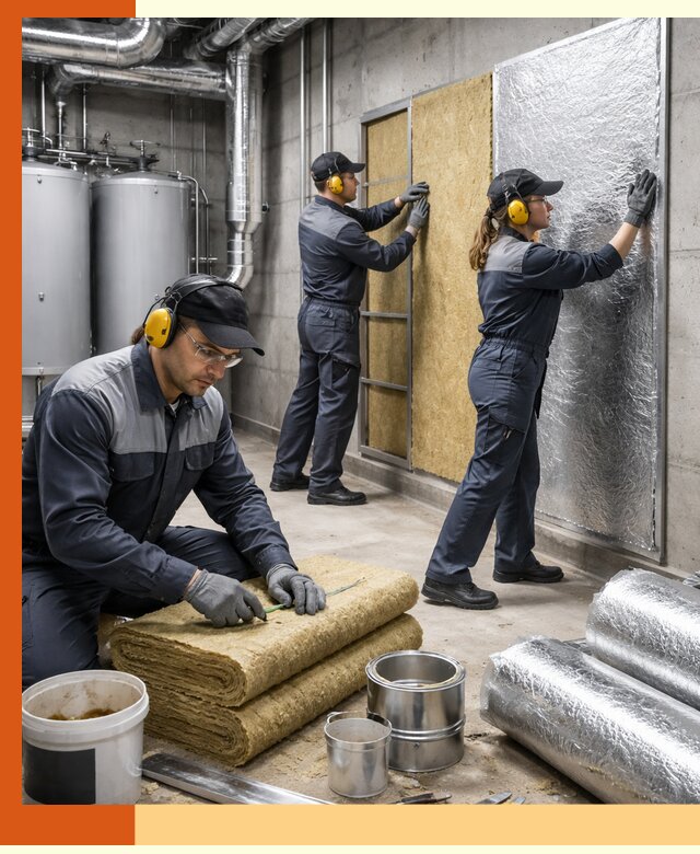 Шумоизоляция котельной в Богородицке: профессиональный монтаж и материалы