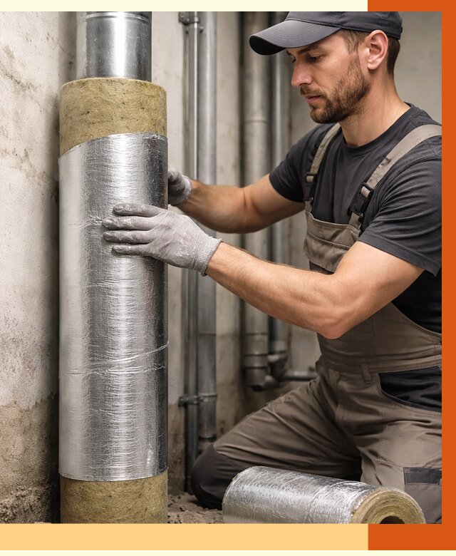 Шумоизоляция труб в Богородицке от 1282 руб. — шумоподавление и звукоизоляция труб | ТепломастерБгд