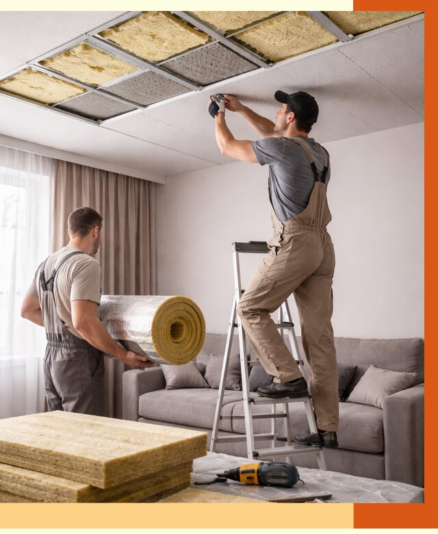 Шумоизоляция потолка в Богородицке от 2404 руб. под ключ | Профессионально — ТепломастерБгд