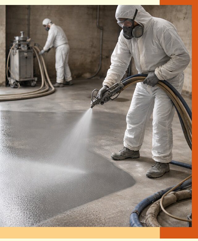 Гидроизоляция полимочевиной в Богородицке от 9083 руб/м² — напыление полимерной гидроизоляции | ТепломастерБгд