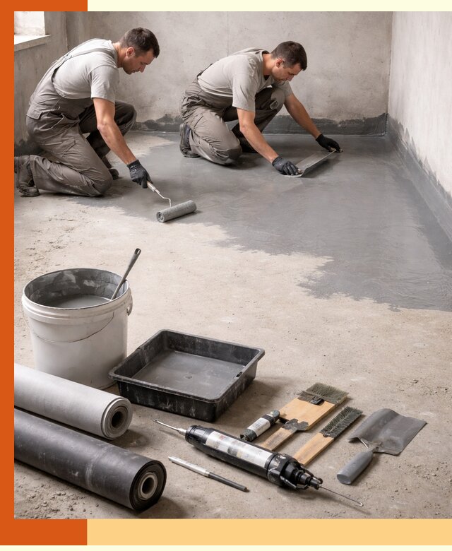 Гидроизоляция пола в Богородицке — надежная защита от влаги и протечек