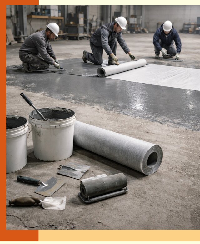 Гидроизоляция промышленного пола в Богородицке — защита и долговечность