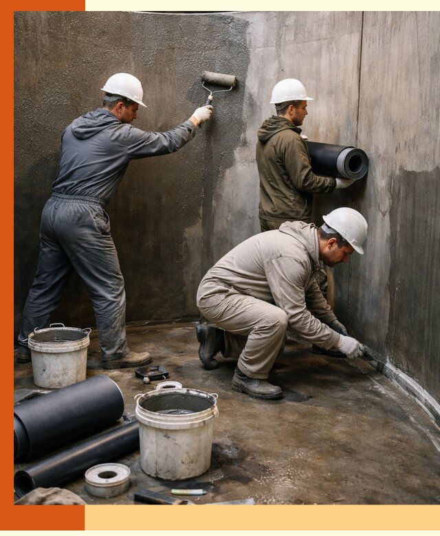 Гидроизоляция резервуара профессионально в Богородицке