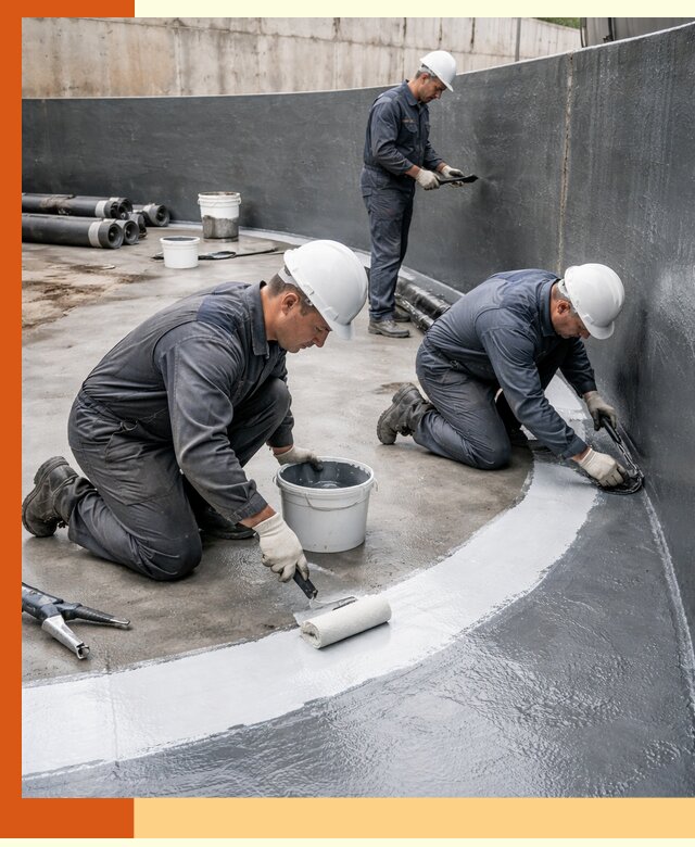 Гидроизоляция резервуара для топлива в Богородицке