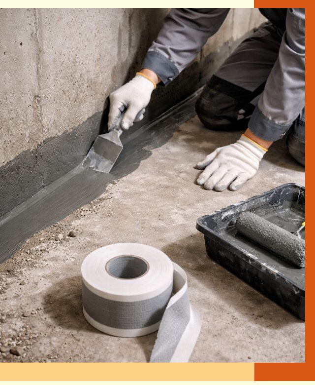 Гидроизоляция швов и герметизация стыков в Богородицке от 1336 руб. | ТепломастерБгд