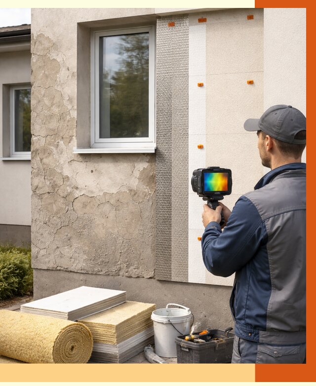 Тепловизионное обследование фасада в Богородицке от 4809 руб. под ключ | ТепломастерБгд