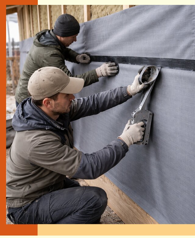 Монтаж ветроизоляции зданий и конструкций в Богородицке