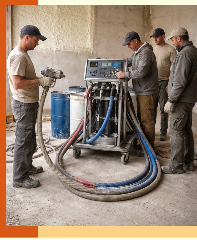 Аренда установки для напыления ППУ в Богородицке на выгодных условиях